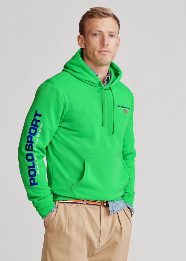 Sudaderas Con Capucha Polo Ralph Lauren Hombre Verdes - Polo Sport Fleece - JHBUS9350